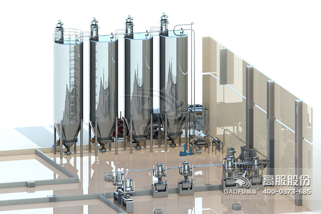 供料系統(tǒng)案例3D圖