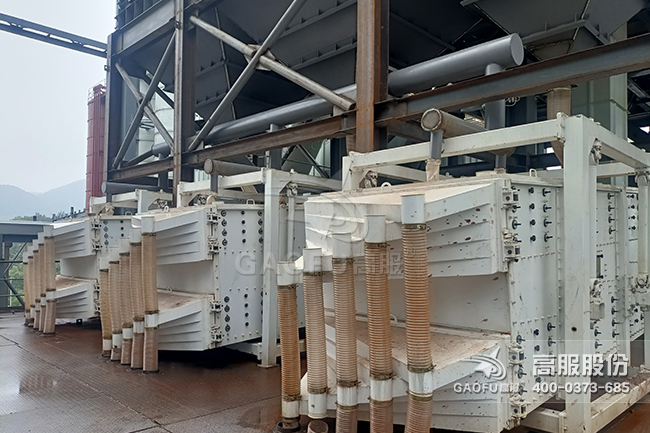 方形搖擺篩客戶現場